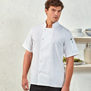 SHORT SLEEVE CHEFS JACKET