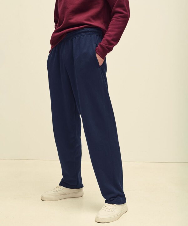 Classic Poly/Cotton Open Leg Sweatpants - Unisex or Mens Joggers